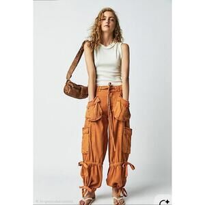 #407 - Free People Sky Parachute Trousers Size Medium NWT Wide Leg Pants